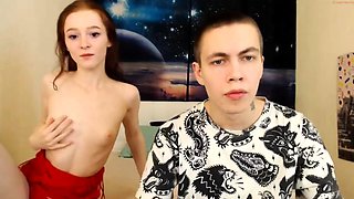 Party teen blowjob cumshot