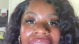 Hot Black Maid Does Some Webcam Black and Ebony