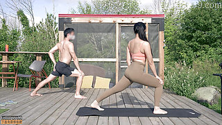 Fucked my Yoga teacher and cum in mouth