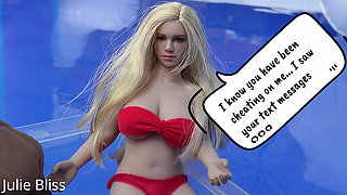 Cheating Boyfriend Meets Giantess Girlfriend