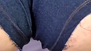 Mega Butt Wife Masturbating and Dressed Like a Bitch