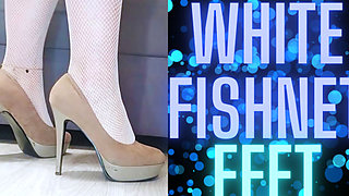 White Fishnet Socks