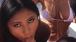 Alexa Flexy Aboard Your Boat with Her Girl Crew Alexis Crystal,lia Lin, May Thai and Megan Fiore