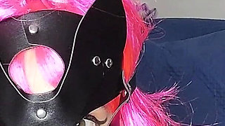 My Big Natural Tits Are Waiting for Your Gaze as I Masturbate Masked