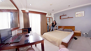A Filipina Hotel Cleaner Came Into My Room.