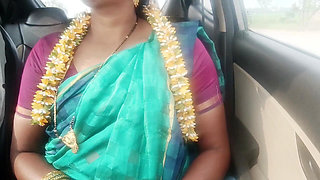 Step Dad Angry Daughter in Law Car Sex Telugu Crazy Dirty Talks. Part -2