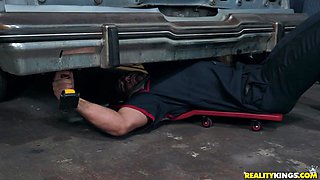 Jmac's Steamy Garage Affair with Latina Passion