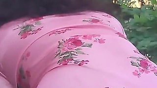 Flashing Teasing Rubbing My Hairy Pussy Outdoors Squirting