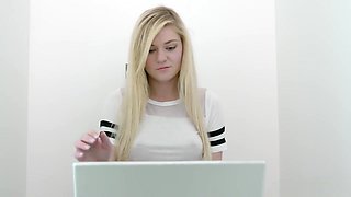 Pretty Blogger Petite Teen Smashed By A School Friend