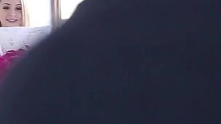 Cute blonde teen gets shaved pussy filled
