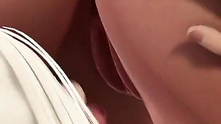 Lesbian Pussy Licking Blonde With Brunette Hot Scene 3D Animation