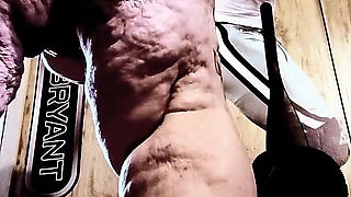 What's This Naked Whore Doing? Paddling Her Tits with a Wooden Spoon and Masterbated and Cums to the Fucking Moon