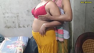 Village Wife and Husband Chatting Tightpush Real Home Couple Video