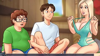 The mayor's daughter is a pro at deep-throating cocks in summertime saga chapter 63