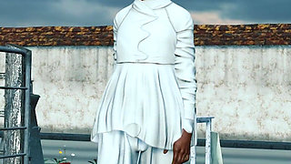 Father-in-law Fucked His Sexy Daughter-in-law Savita in the Farm