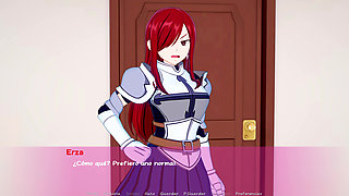 My Waifu Wants to Become a Pornstar - Casting Porn with Beautiful Erza