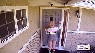 Blonda cutie Melody Parker leaves that Big Cock milk-dry!