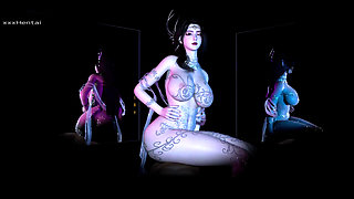Goddess Curvy Girl Chronicles: the Animated Goddess - 3D Animation Hentai