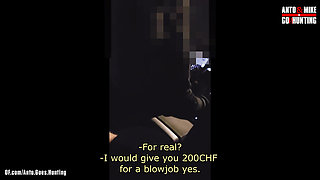 Heterosexual and Divorced but Curious Uber Driver Is Persuaded to Do His First Blowjob by a Man