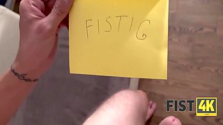 Babe Exploits Friend And Makes Him Shove Fist In Her Wide Pussy 9 Min