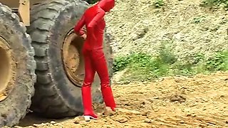 Adult diaper fetish fucking outdoors