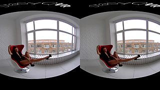 Long Legs And Lace - Amazing Babe Solo Striptease High Class Vr