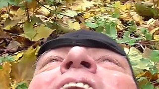 Slave Quasimodo Spitting Outdoor by German Proll Doms