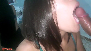 I Fucked the Hot Brunette and Made Her Suck My Milk