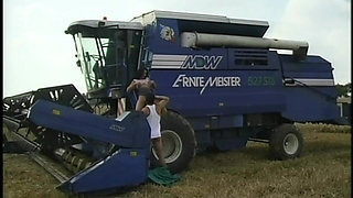 In the Field with the Farmer I Get My Beautiful Little Ass Fucked