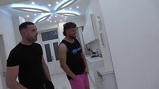 We Had Our Friends Over for a Warm up Afrer the Gym! Our First Couple Swap!