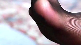 Secretary Kerry’s Tired Nylon Feet & Heel Play - Part 2