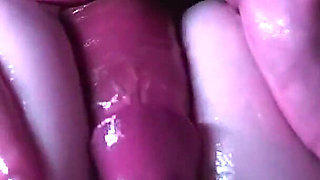 Sex in Tits of a Friend's Wife with Oil. Slow Motion