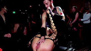 Slaves take BBC in BDSM orgy party