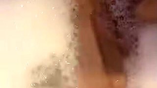 Melove Blue Nail Polish Toes Taking a Bath
