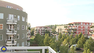 Three Horny Mature Cougars Sharing One Lucky Toy Boy in a Reverse Gangbang