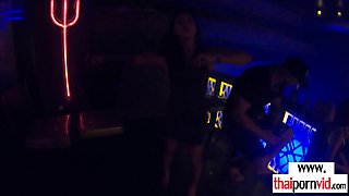 Amateurs Thai bitch in stockings nailed