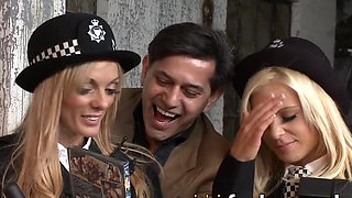 Horny cops busting chicks in the greatest XXX porn flip!