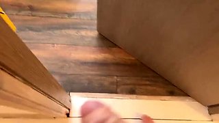 Stepdad Catches Step Son Fucking Slut and Joins Their Threesome