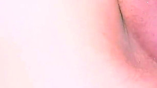 Pregnant Redhead Masturbates with Big Pussy While Husband Fingers Her Ass