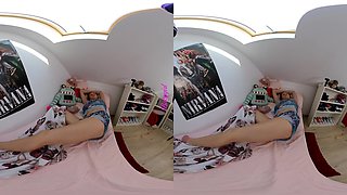 Stepdaddy's Creampie - Prologue - Teen Shaved Fingering Toying Hidden Cam
