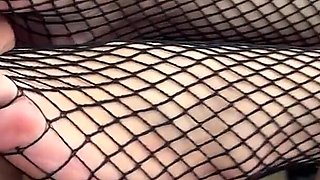 Teased by the Bosses Fishnets