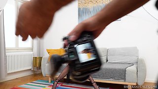 Fibi Euro Sheer Panties, Ff Stockings, and Dildo Bts