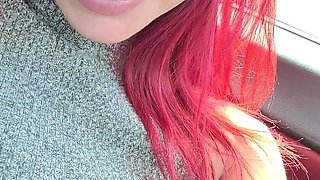 Busty Czech amateur fucks outdoor in public