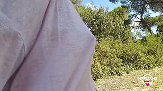 Nippleringlover Horny Milf Caught By Stranger While Flashing Tits At The Beach Extreme Stretched Pierced Nipples