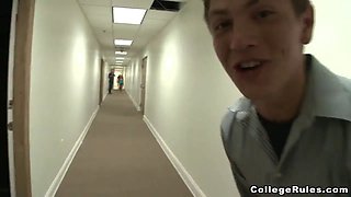 Pranks at fontanta hall with kinky teenage students (cr8377)
