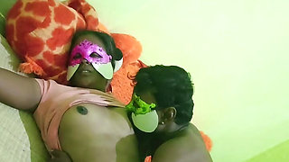 Indian Couples Romance and Kissing a Beautiful