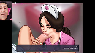 BIG ASS NURSE GIVES US THE BEST BLOWJOB OF LIFE 💦