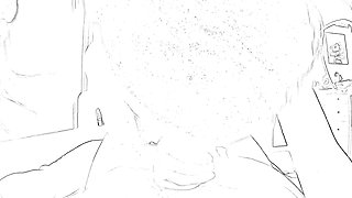 Sperm on Butt. Cumshot