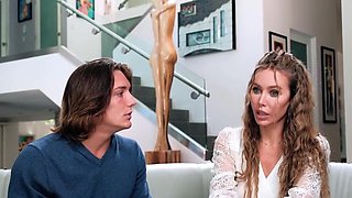 Stepmom takes control because she knows how to fuck