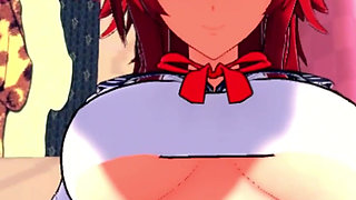 the Demon President Punished Me for Sneaking Into the Club... and I Couldn’t Resist (rias Gremory Waifu Animation)